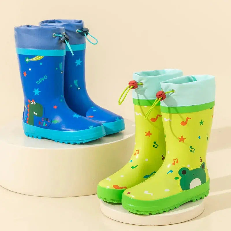 Durable Anti-Slip Rain Boots for Kids Fashionable Cartoon Boots-Shoes-Bennys Beauty World