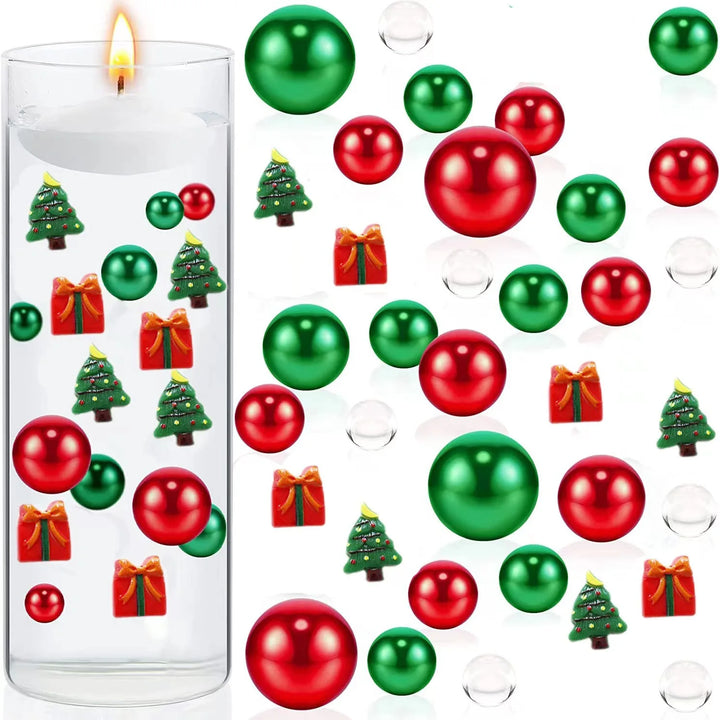 Christmas Vase Filler Beads Floating Pearls