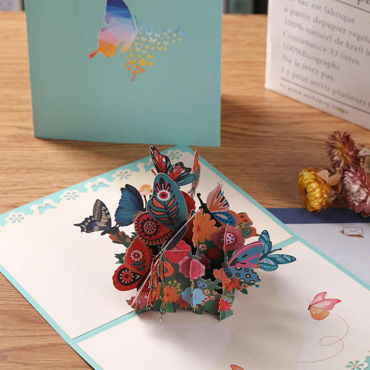 Various Butterfly Card for Mothers Day Sympathy Pop Up Greeting Cards Birthday Anniversary Wife Mom Gift-Arlik interiors