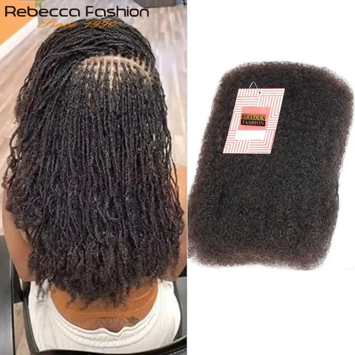 Brazilian Afro kinky Bulk Human Hair For Braiding Remy Hair-Hair Accessories-Bennys Beauty World