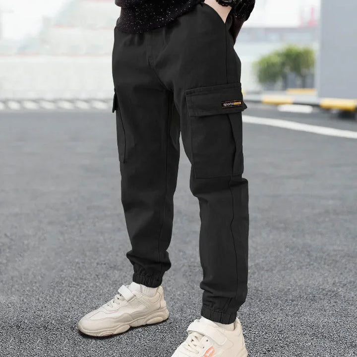 Boys Cargo Pants | Casual Full-Length Trousers | Ages 3–12