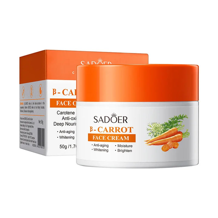 Anti-Aging Whitening Face Cream Moisturizer Carrot Facial Cream