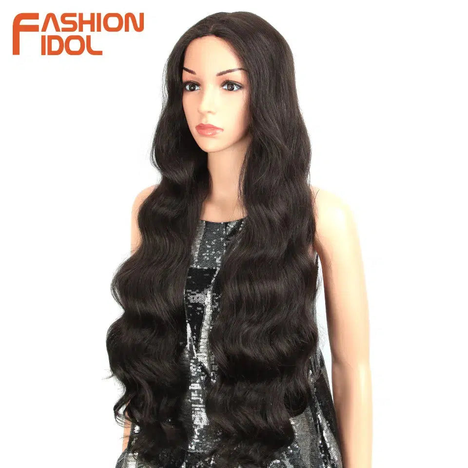 Deep Wave Wigs Synthetic Lace Front Wigs-Wig-Bennys Beauty World