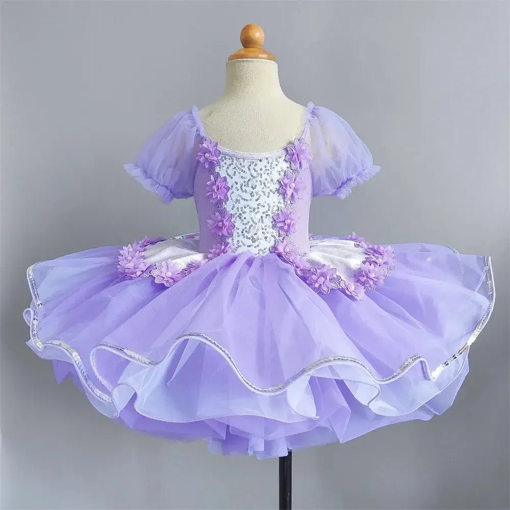 Girls Ballet Tutu Dress – Sleeveless Dance Leotard &amp; Skirt - Bennys Beauty World