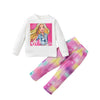 2PCS Baby Girl Clothes Set Cartoon Print Fashion Long Sleeve Top+Skirt-kids clothing-Bennys Beauty World