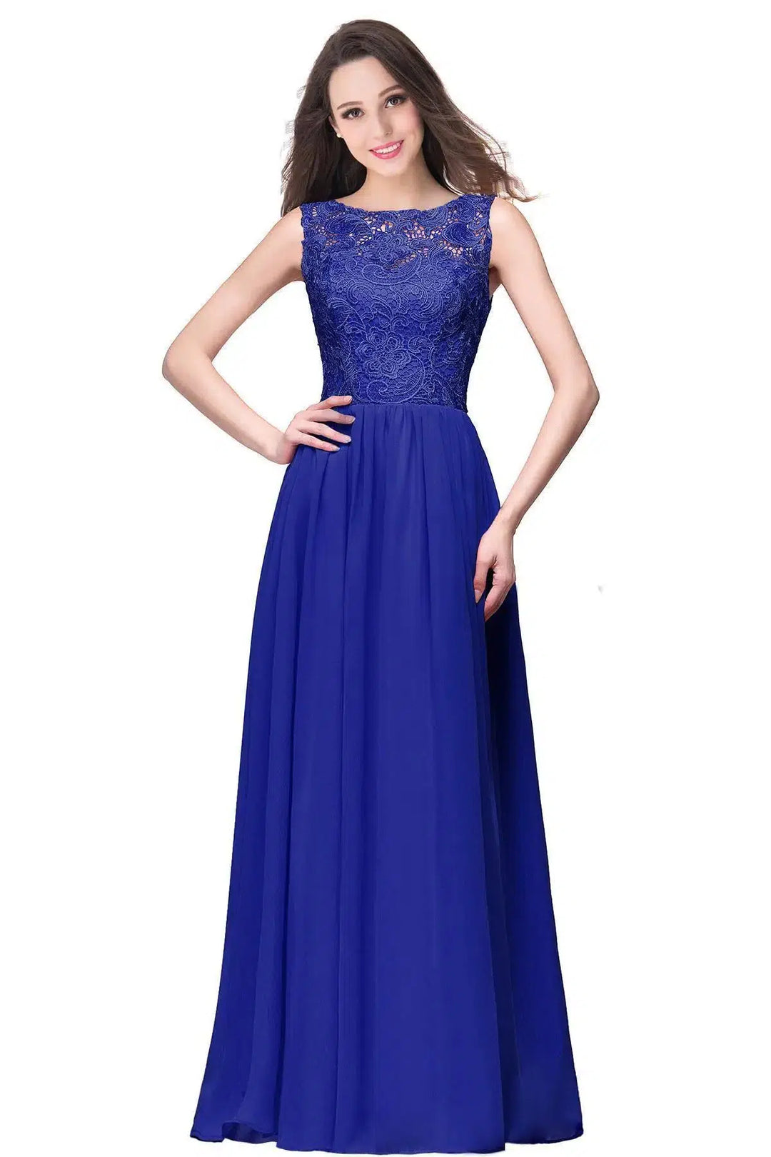 Chiffon Lace Bridesmaid Dresses For Wedding-Bennys Beauty World