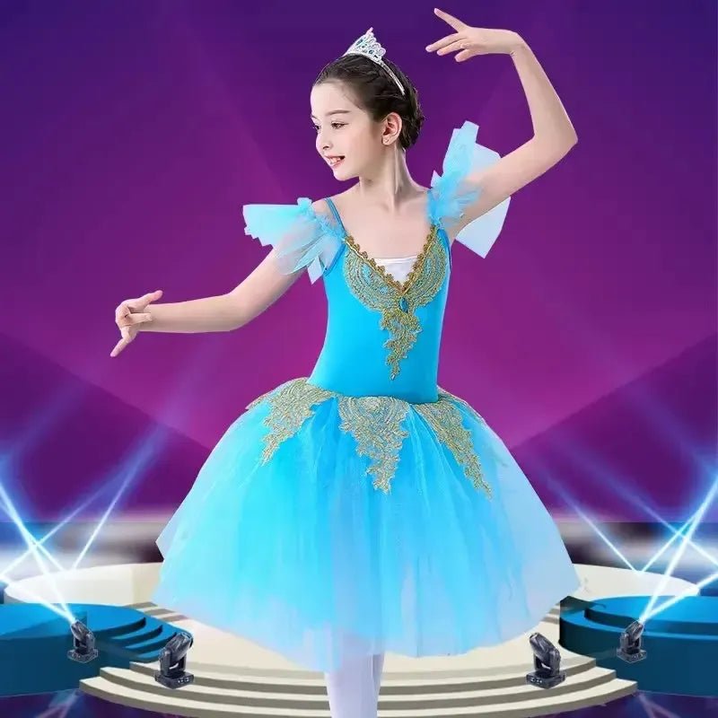 VIKITA Girls Flare Sleeve Princess Dress – Sizes 3T–10T - Bennys Beauty World