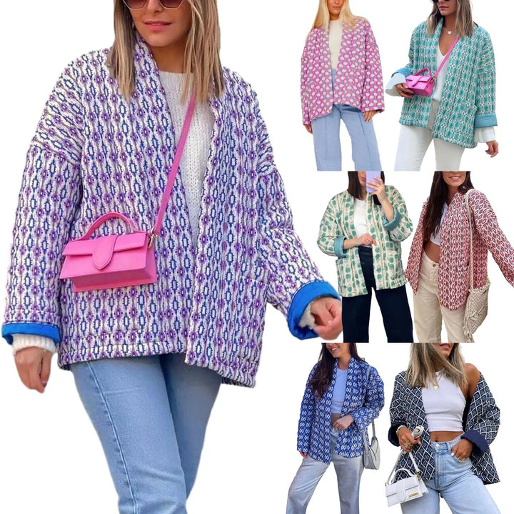 Women's Quilt Jacket For Fall And Winter