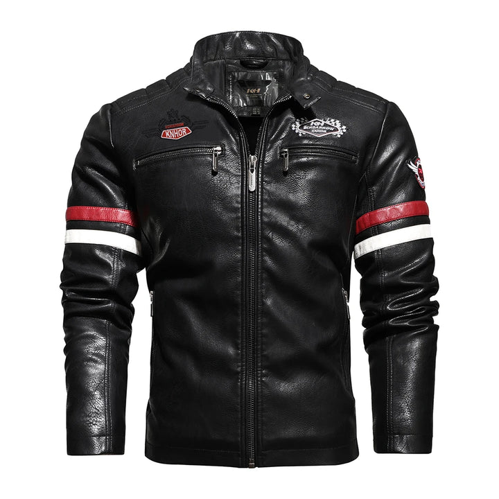 Fall Motorcycle Leather Jacket For Men only $103.09