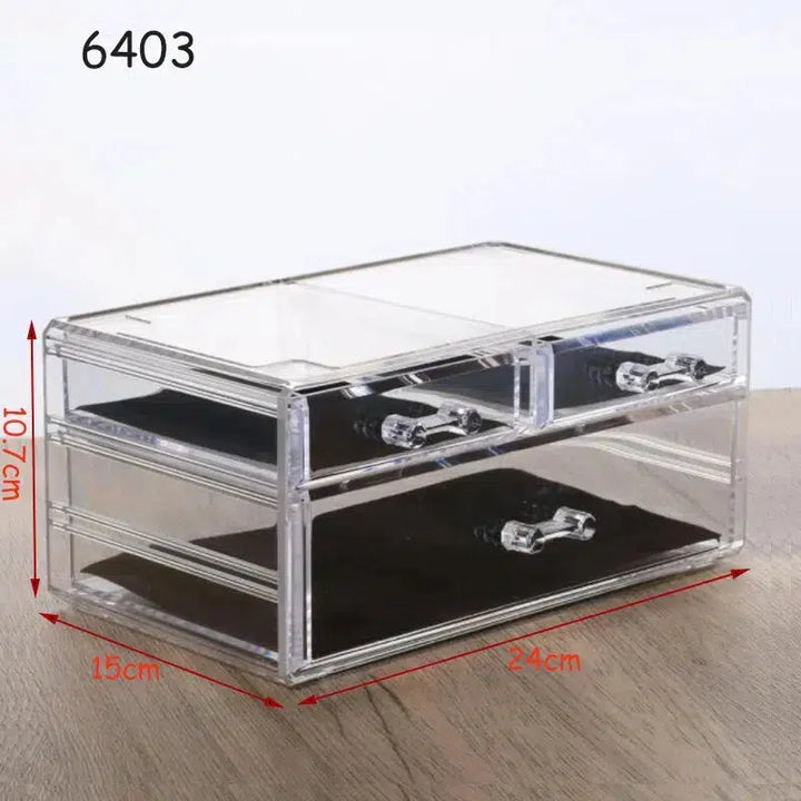 Acrylic Organizer For Cosmetics Makeup Organizer-Storage & Organization-Arlik interiors