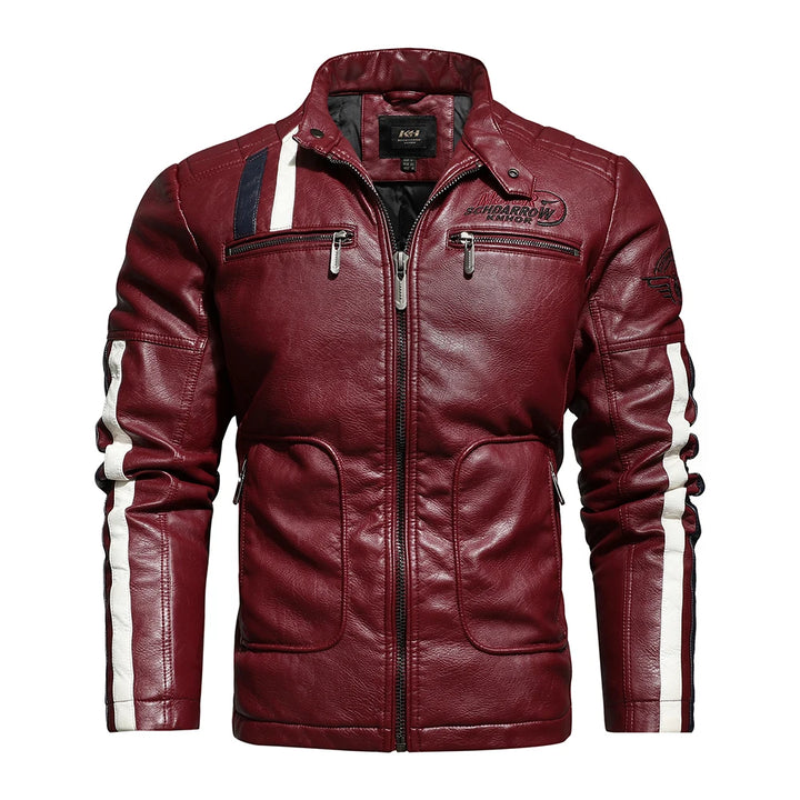 Fall Motorcycle Leather Jacket For Men only $103.09
