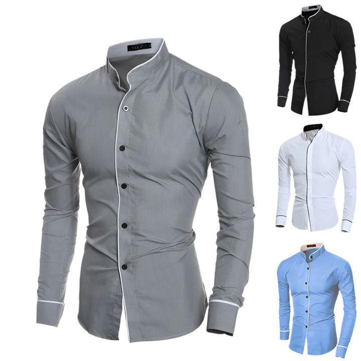 Men's Luxury Casual Formal Long Sleeve Shirt