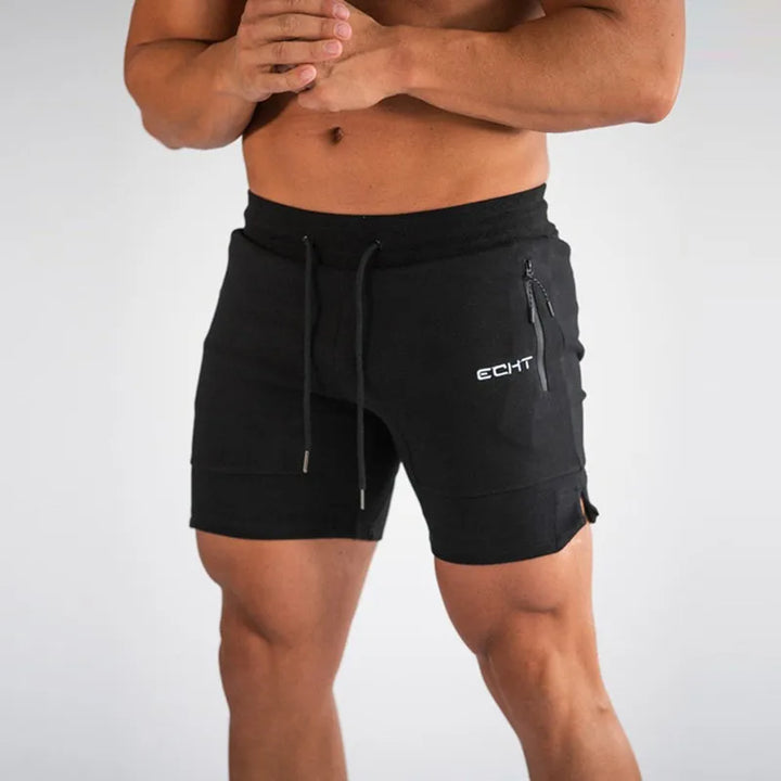 Sports Shorts for Men Beach Shorts Zip Pocket Bodybuilding Sweatpants