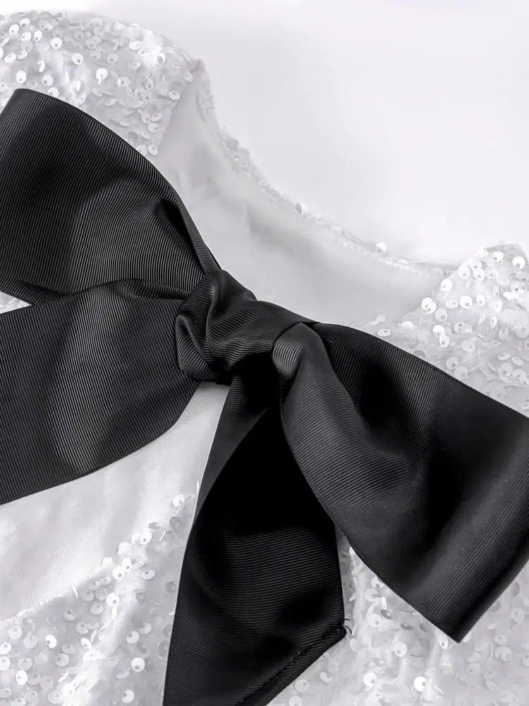 High Quality Women Dress Bow Elegant Wedding Party Dresses For