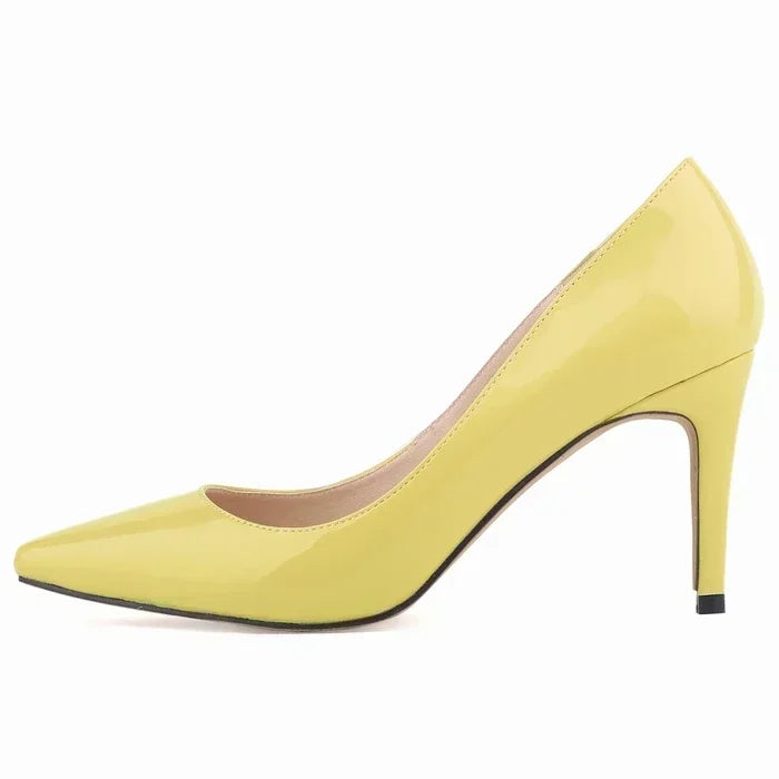 Large Size Women Pumps Classic Pointed Toe High Heels
