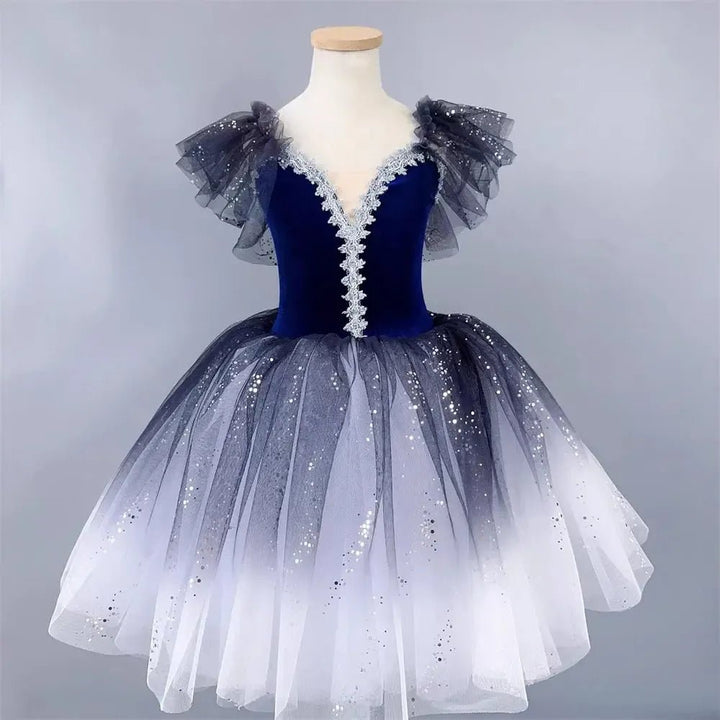 Girls Ballet Tutu Dress – Leotard &amp; Skirt Costume - Bennys Beauty World