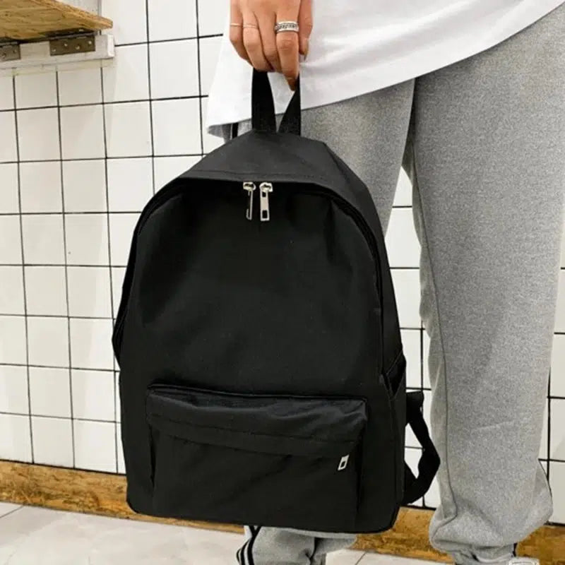 Backpacks Preppy Students Backpack Large Capacity Button Travel Bag-backpack-Bennys Beauty World