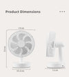 Mini USB Table Fan 4 Speeds