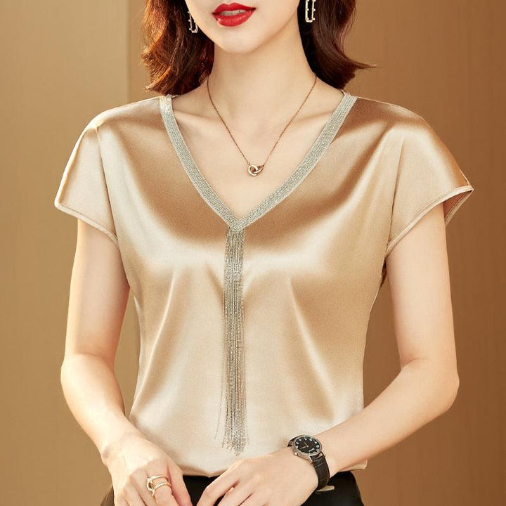 Shirts and  Blouses Fashion Woman 2023 Silk Tops BENNYS 