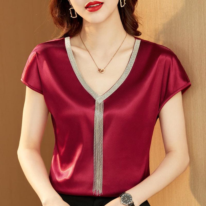 Shirts and  Blouses Fashion Woman 2023 Silk Tops BENNYS 