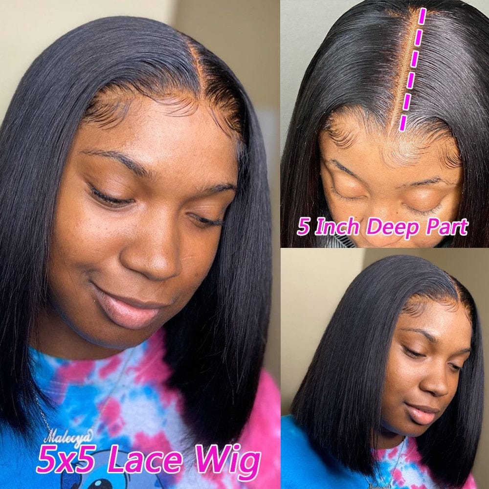 Lace frontal clearance sew in bob