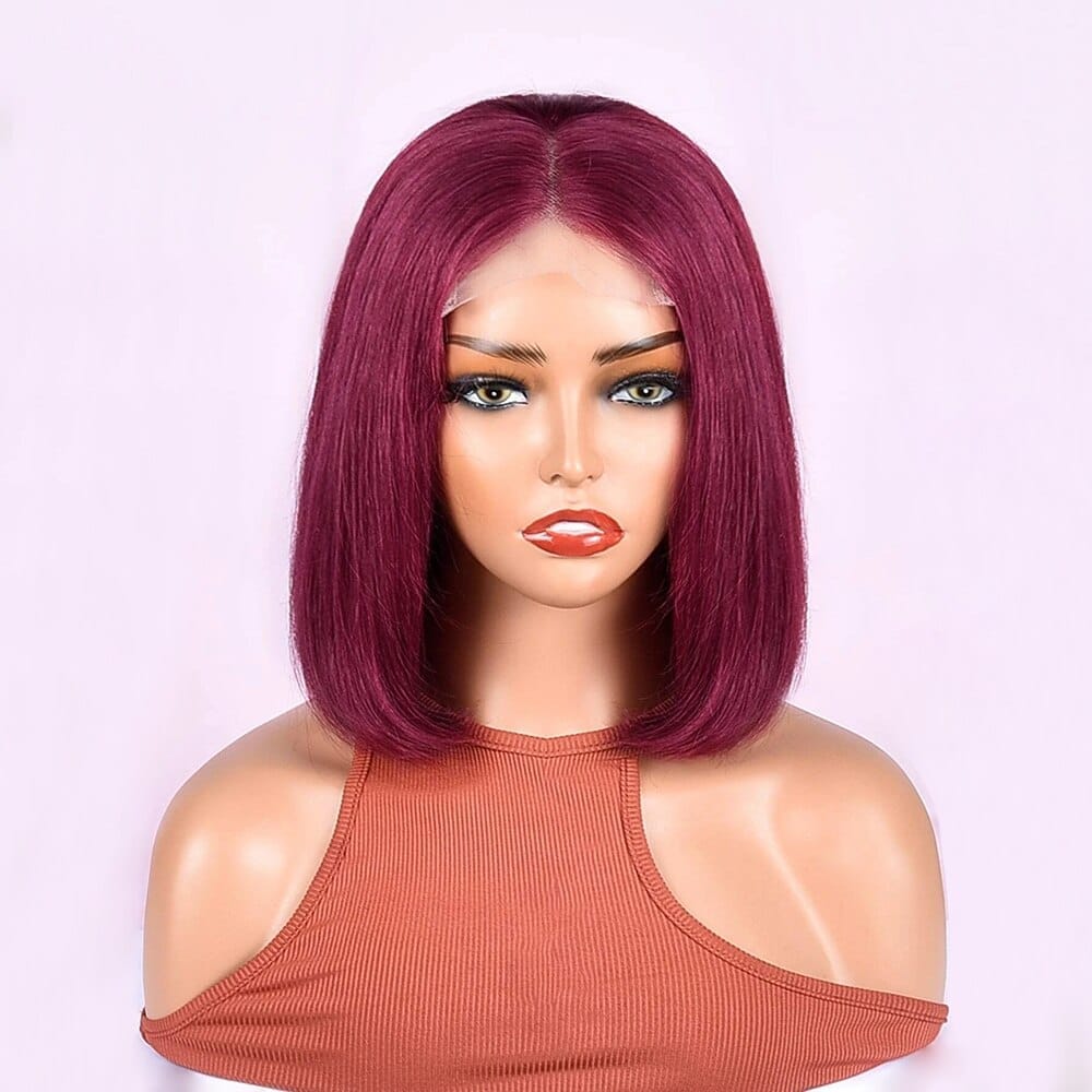 Human lace deals front bob wigs