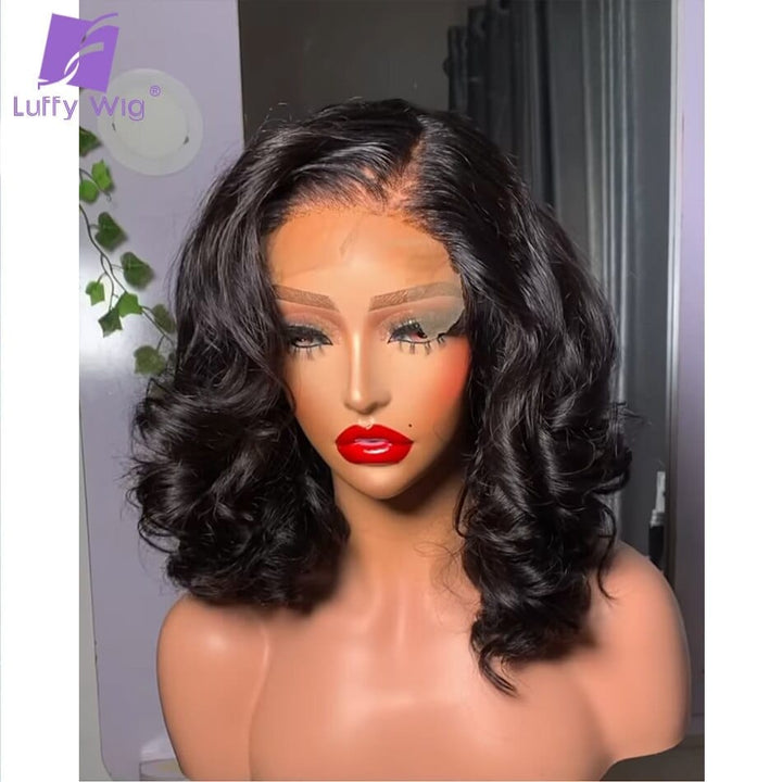 Short Body Wave 13x6 Lace Front Wigs Loose Wave Bob Wig BENNYS 