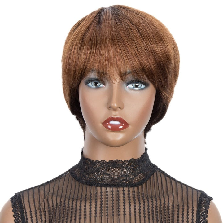 Short Cut Straight Hair Wigs For Black Women BENNYS 