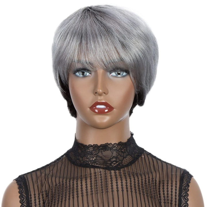 Short Cut Straight Hair Wigs For Black Women BENNYS 