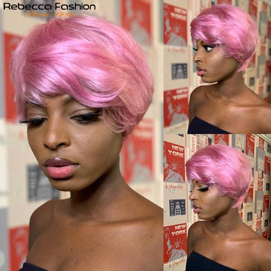 Short Cut Straight Hair Wigs For Black Women BENNYS 