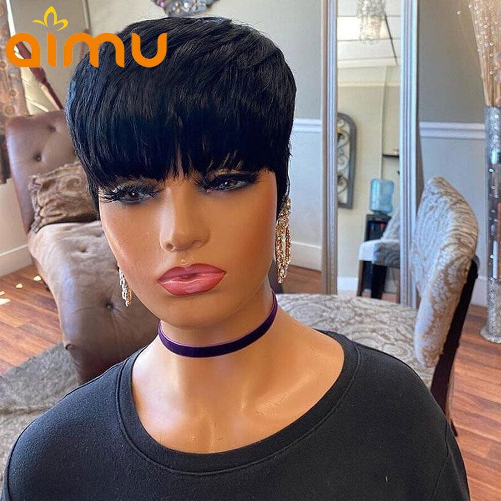 Lace front deals pixie cut wig