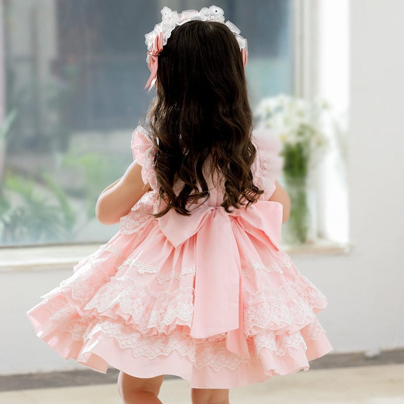 Short Sleeve Girls Princess Dress Children Dress BENNYS 