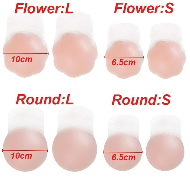 Silicone Breast Lift Reusable Nipple Cover Nipple-less Pasties BENNYS 