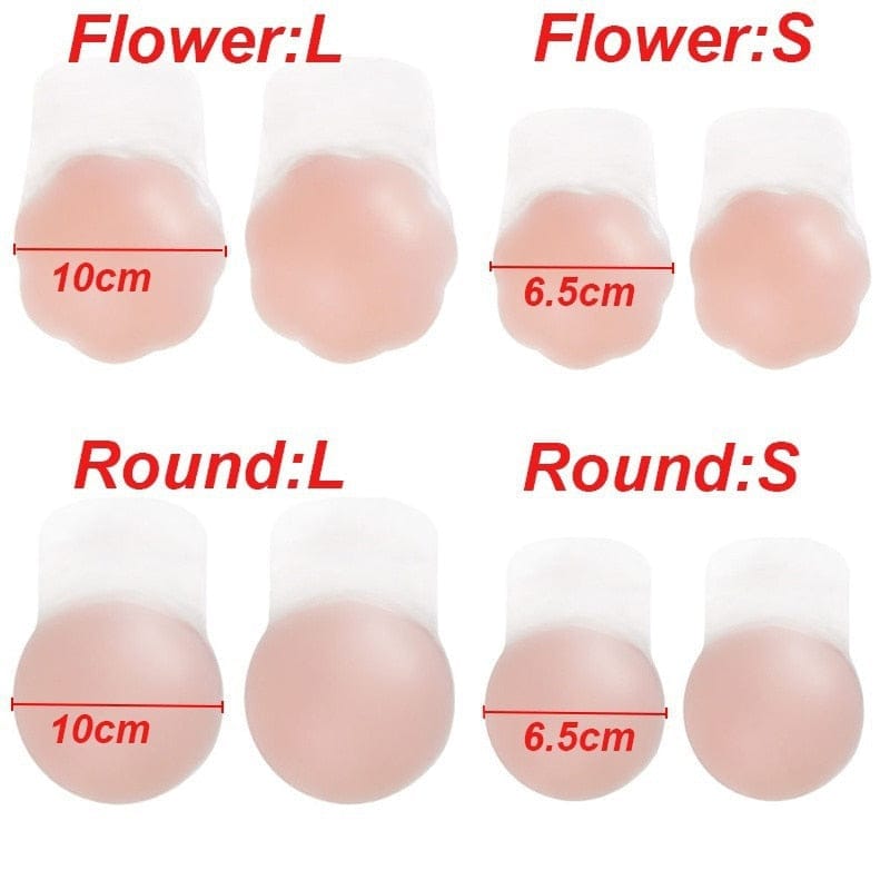 Silicone Breast Lift Reusable Nipple Cover Nipple-less Pasties – Bennys  Beauty World
