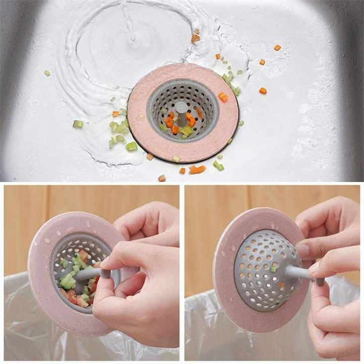 Silicone Sink Stopper Candy Color Drain/ Sink Strainer Bathroom/ Kitchen Filter. BENNYS 
