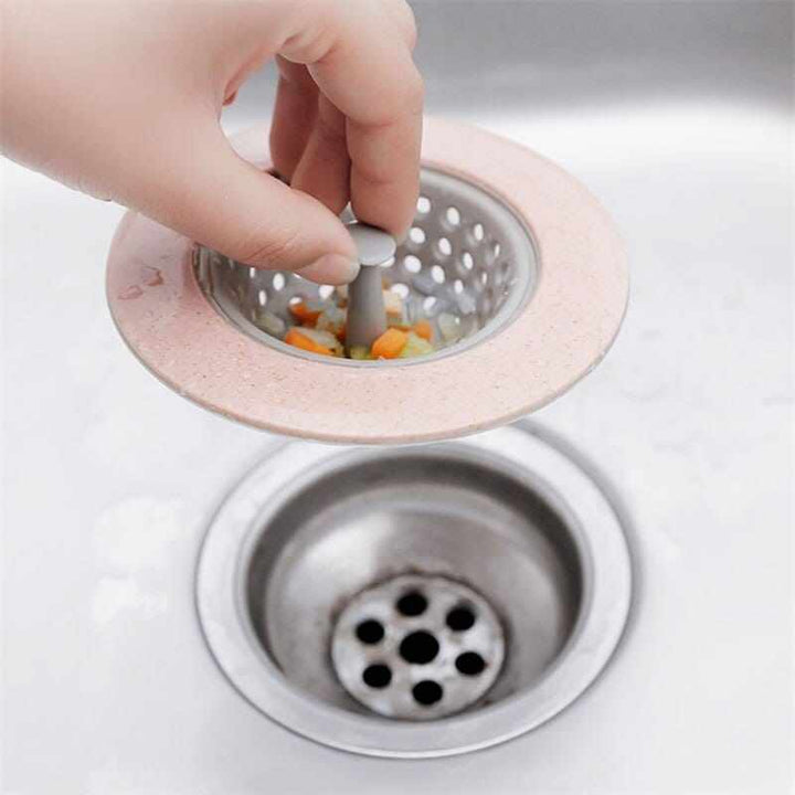Silicone Sink Stopper Candy Color Drain/ Sink Strainer Bathroom/ Kitchen Filter. BENNYS 