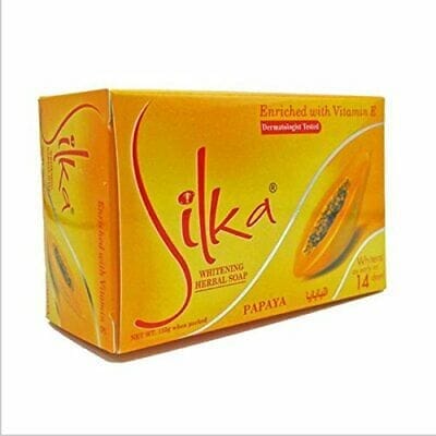 Silka papaya pure herbal papaya skin whitening soap BENNYS 