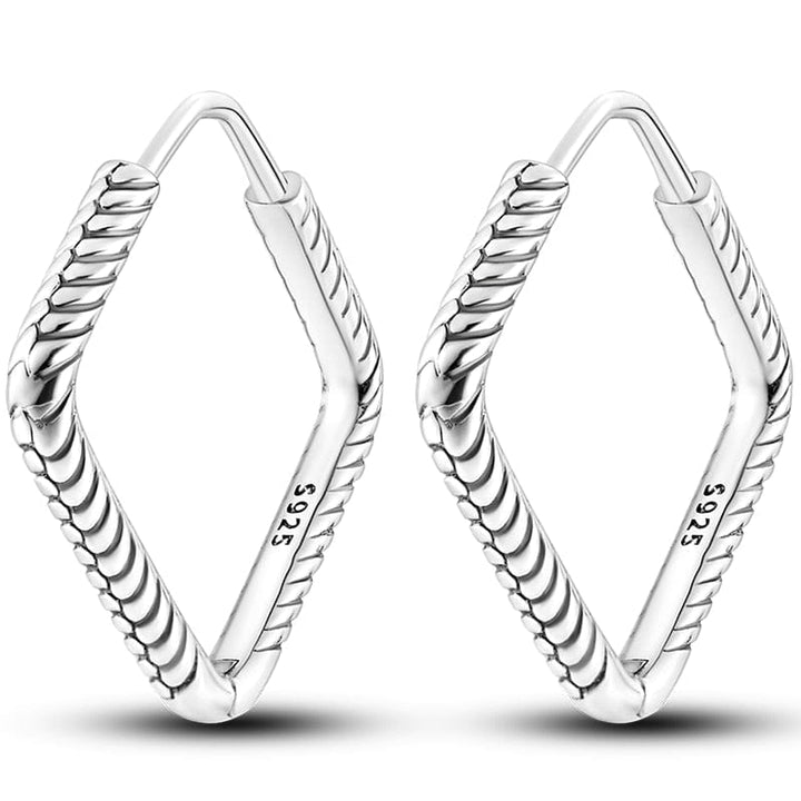 Silver Earrings Real 925 Sterling Silver Round Hoop Earrings for Women BENNYS 