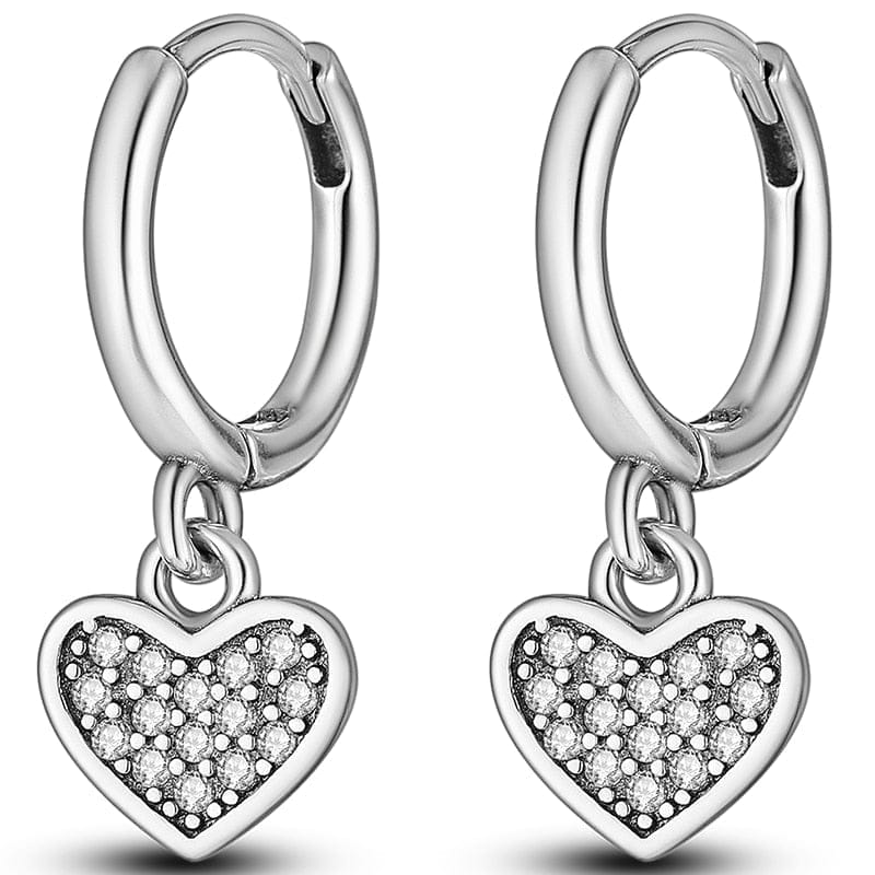 Silver Earrings Real 925 Sterling Silver Round Hoop Earrings for Women BENNYS 