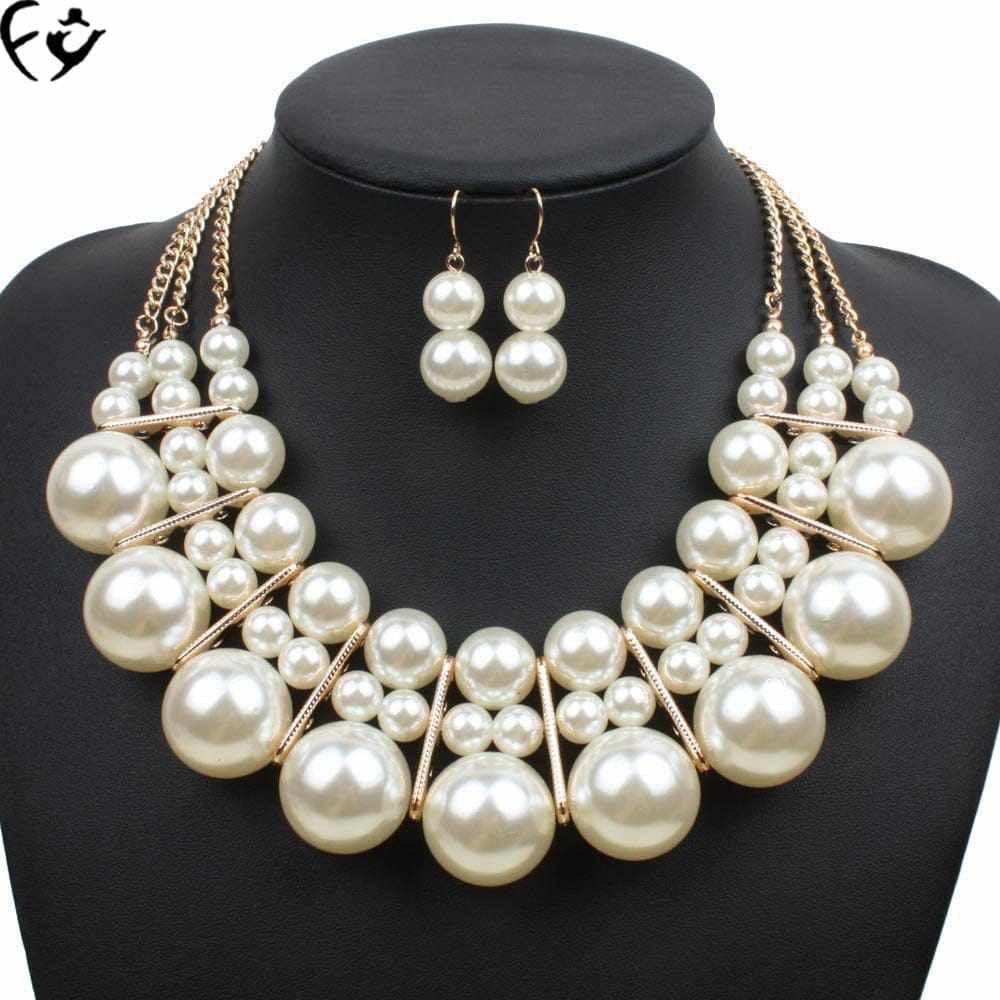 Simple Luxury Faux Pearl Necklaces For Women BENNYS 