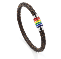 Simple Titanium Steel Rainbow Oil Drop Magnetic Bracelet BENNYS 