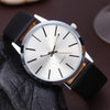 Simple leather strap leisure men's Watch BENNYS 
