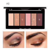 Six-color eyeshadow smoked foreign trade eyeshadow tray BENNYS 