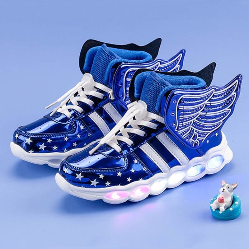 Size 25-37 Children USB Charge Luminous Sneakers For Boys & Girls BENNYS 