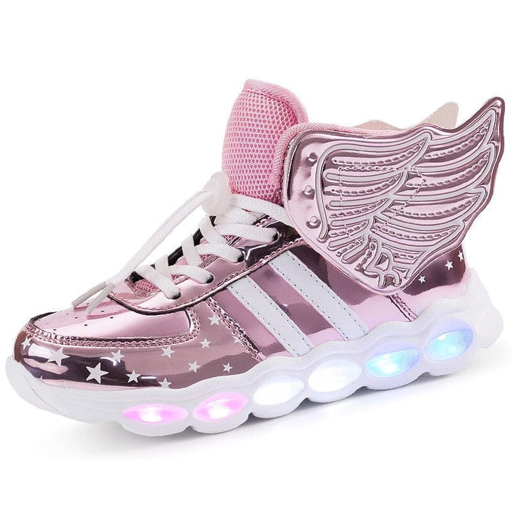 Size 25-37 Children USB Charge Luminous Sneakers For Boys & Girls BENNYS 