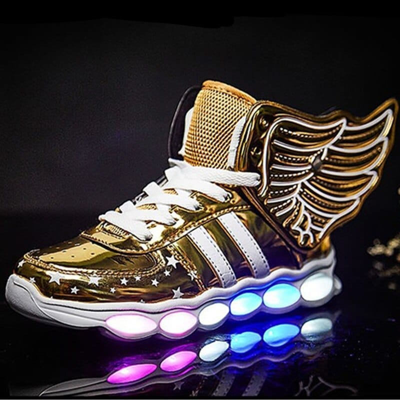 Size 25-37 Children USB Charge Luminous Sneakers For Boys & Girls BENNYS 