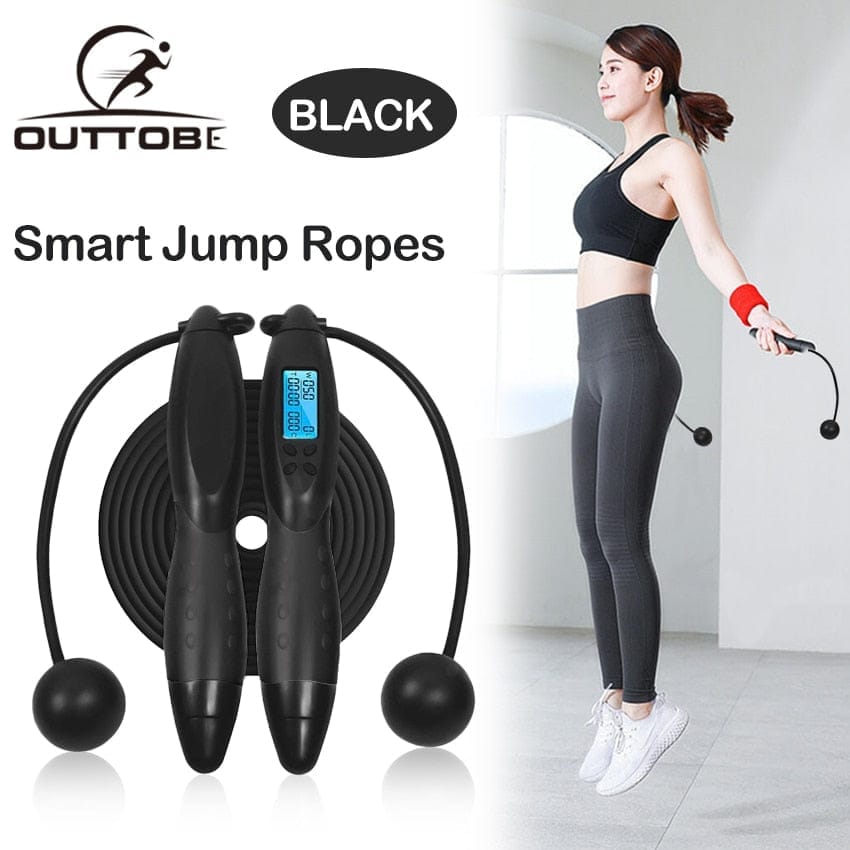 Smart Jump Rope Fitness Sport Skipping Ropes with Anti-Slip Hand Grip BENNYS 