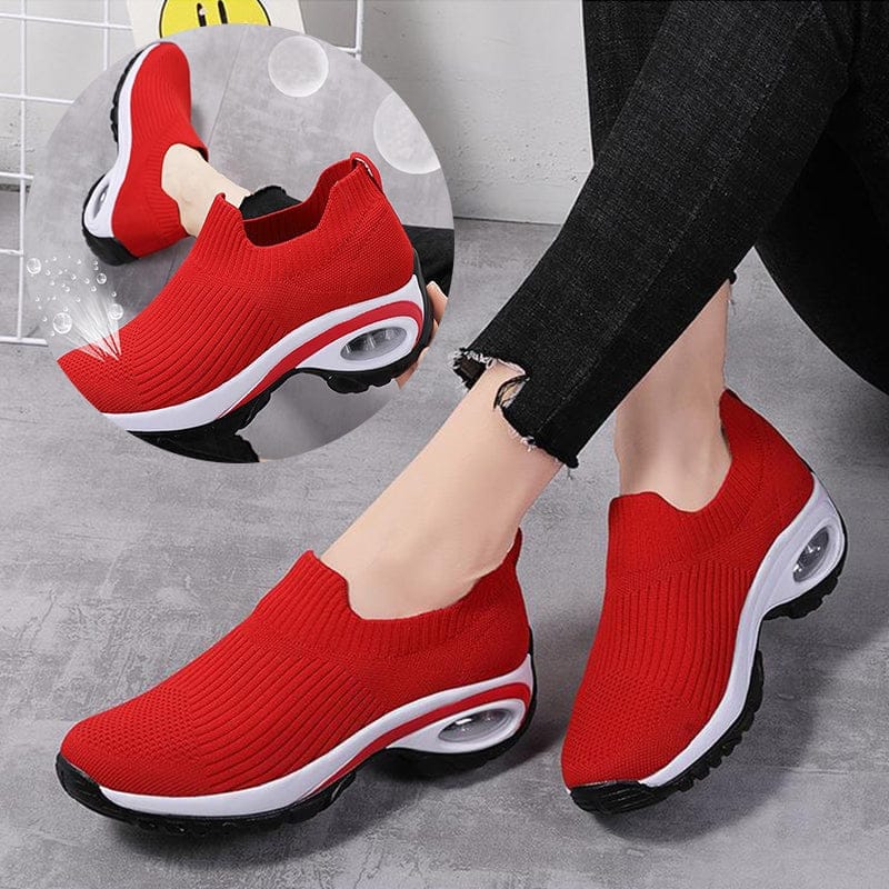 Sneakers Women Air Cushion Mesh Breathable Running Sports Shoes BENNYS 