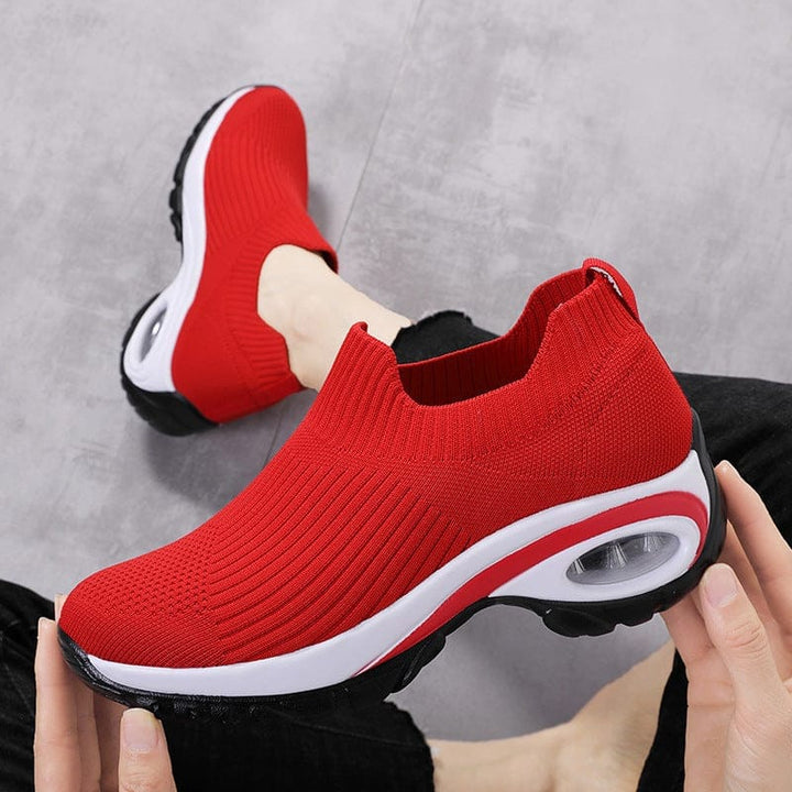 Sneakers Women Air Cushion Mesh Breathable Running Sports Shoes BENNYS 