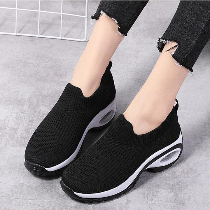 Sneakers Women Air Cushion Mesh Breathable Running Sports Shoes BENNYS 